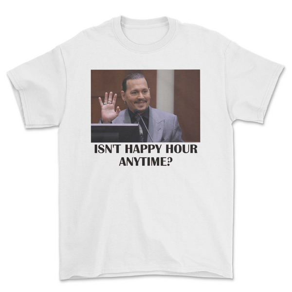 Johnny Depp Happy Hour Shirt